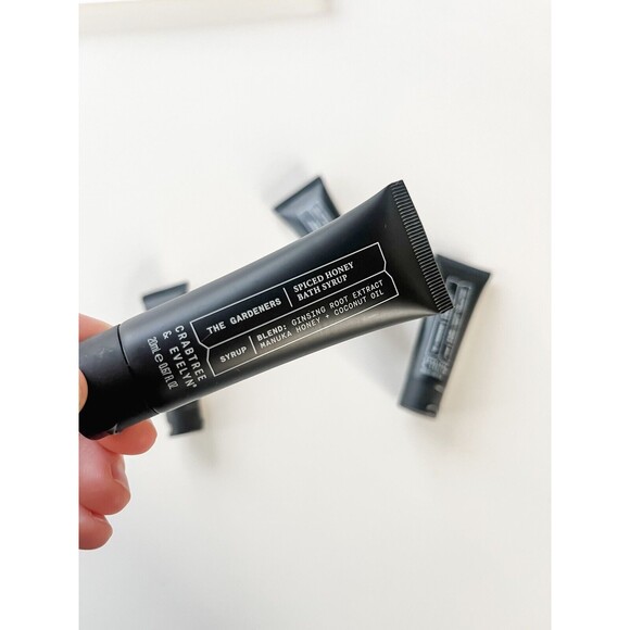 (3) Crabtree & Evelyn The Gardeners Spiced Honey Bath Syrup 20 ml Travel Size - Picture 4 of 6